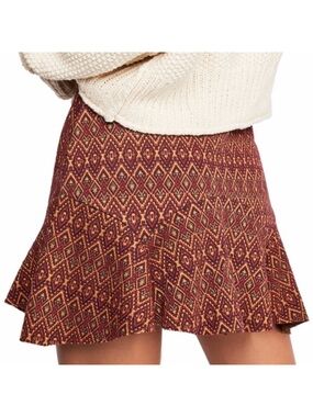 Free People When in Rome Mini Skirt